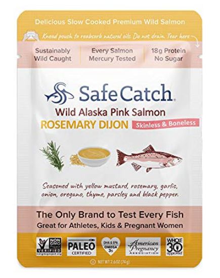 Picture of Safe Catch Wild Pacific Pink Salmon Rosemary Dijon Pouch 2.6 Oz