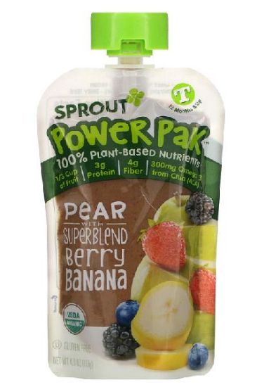 Picture of Sprout Organic Banana Blueberry 4.22 Oz