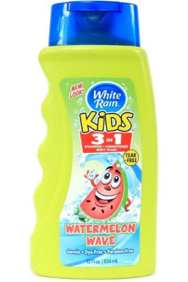 Picture of White Rain Kids 3in1 Shampoo Cond & Body Wash Watermelon Wave 12 Oz