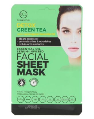 Picture of Bcl Detox Green Tea Facial Sheet Mask 0.67 Oz