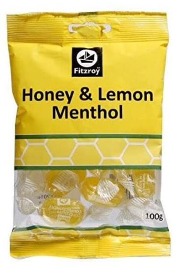 Picture of Fitzroy Honey And Lemon Menthol 100 Grams