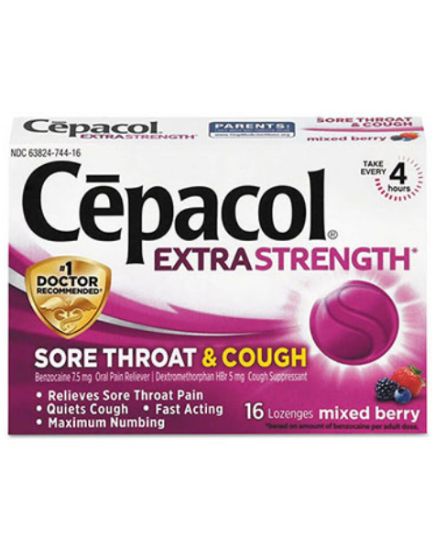 Picture of Cepacol Lozenges Mixed Berry 16 Tablet
