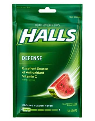 Picture of Halls Defense Watermelon Bag 30 Drops