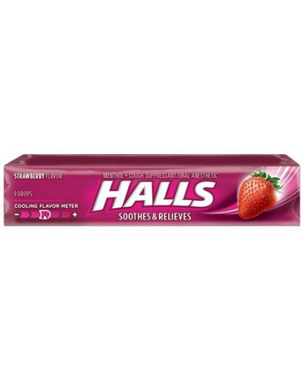 Picture of Halls Strawberry Sticks 9 Sticks