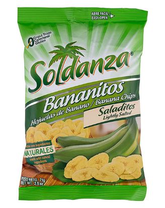 Picture of Soldanza Plantain Chips Lightly Salted 45 Grams