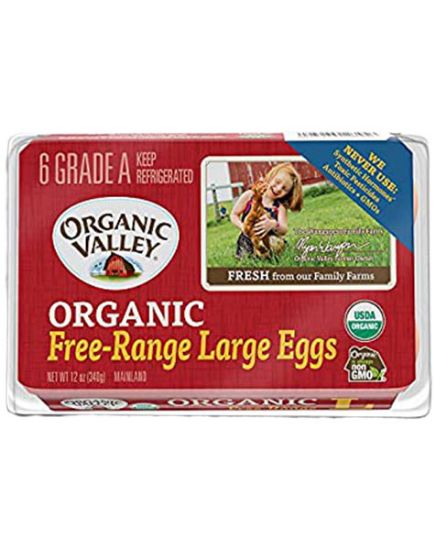 Picture of Organic Valley Brown Eggs Large 6 Pc