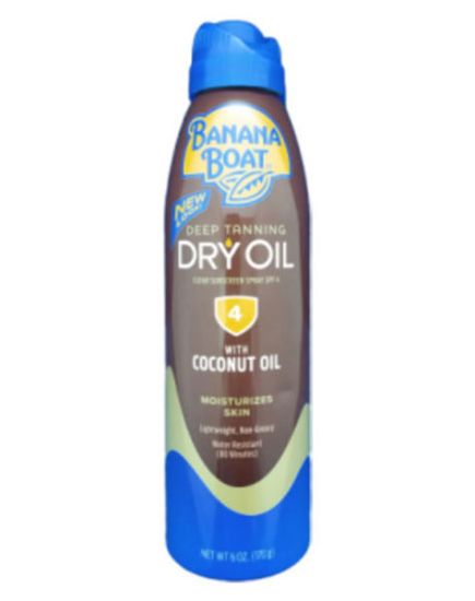 Picture of Banana Boat Deep Tanning Dry Oil Spf 4 6 Oz