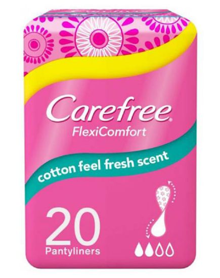 Picture of Carefree Acti-fresh Regular Liners Unscented 20 Pc