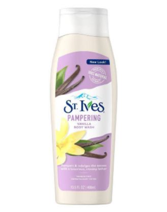Picture of St. Ives Pampering Vanilla Body Wash 13.50 Oz