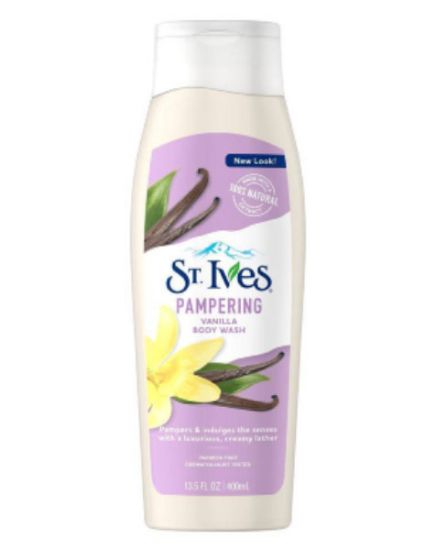 Picture of St. Ives Pampering Vanilla Body Wash 13.50 Oz