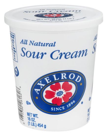 Picture of Axelrod All Natural Sour Cream 1 Lbs