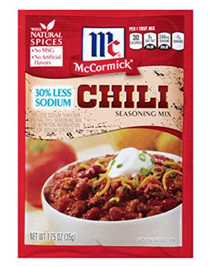 Picture of Mc Cromick Chilli Hot Seasoning Mix 1.25 Oz