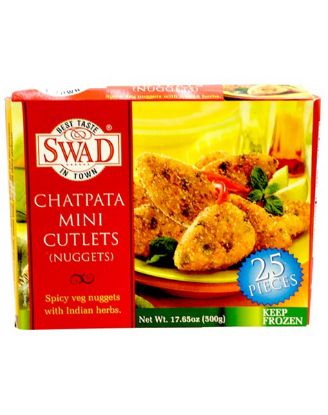 Picture of Swad Chatpata Mini Cutlets(nuggets) 25 Pc