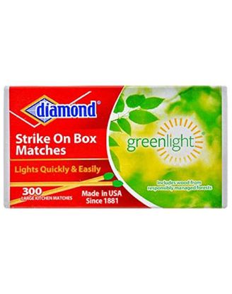 Picture of Diamond Greenlight Strike On Box Matches 300 Sticks