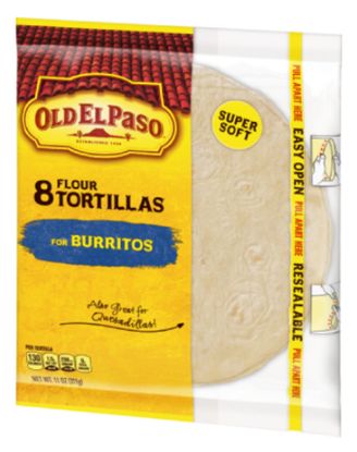 Picture of Old El Paso 8 Flour Tortillas 11 Oz