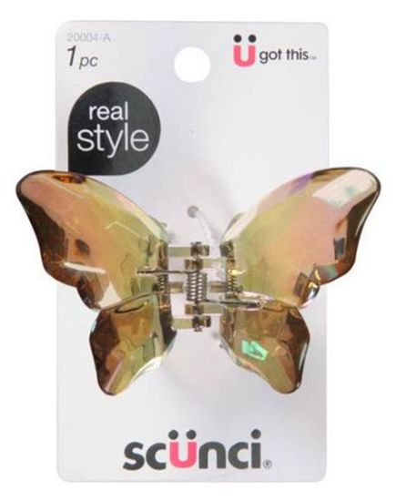 Picture of Scunci Butterfly Jaw Clips 1 Pc