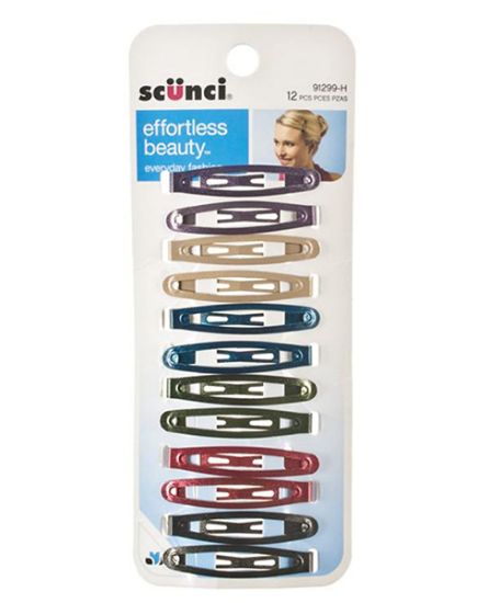 Picture of Scunci 4.5 Cm Clippies Ren 12 Pc