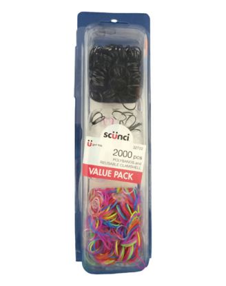 Picture of Scunci Polybands And Reusable Clamshell 3 Pc