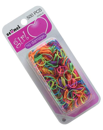 Picture of Scunci Poly Bands 500 Pc