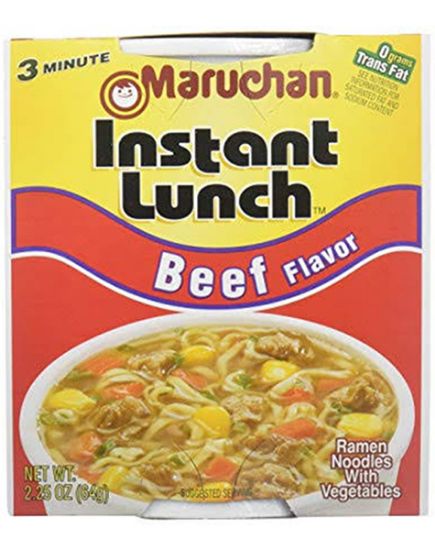Picture of Maruchan Instant Beef Cup Noodle 2.25 Oz