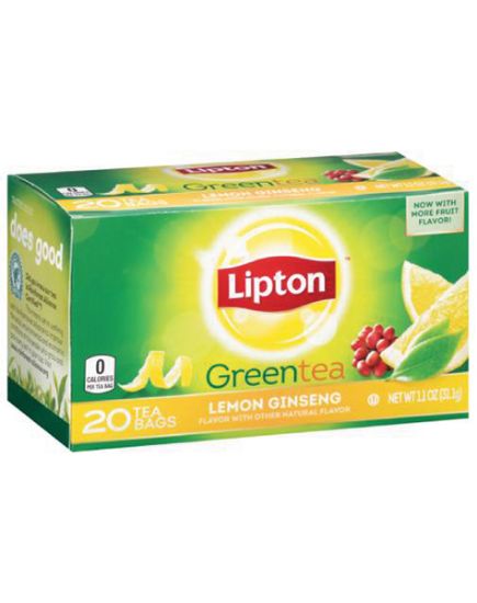 Picture of Lipton Lemon Ginseng 20 Bags