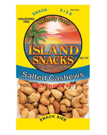 Picture of Island Snacks Salted Cashews 1.25 Oz