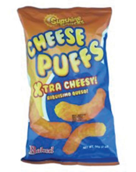 Picture of Sunshine Snacks Cheese Puffs 56 Grams