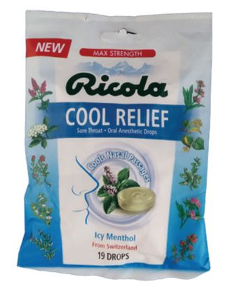 Picture of Ricola Cool Relief Icy Menthol 19 Drops