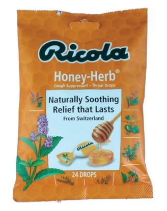 Picture of Ricola Throat Drops Cough Suppressant Honey-herb 24 Drops