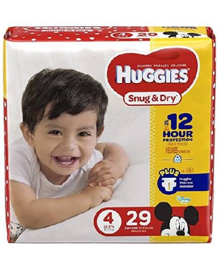Picture of Huggies Snug & Dry No.4 Over 22-37lb 29 Pc
