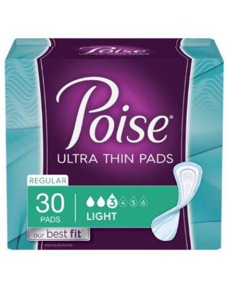 Picture of Poise Ultra Thin Reg 30 Pads