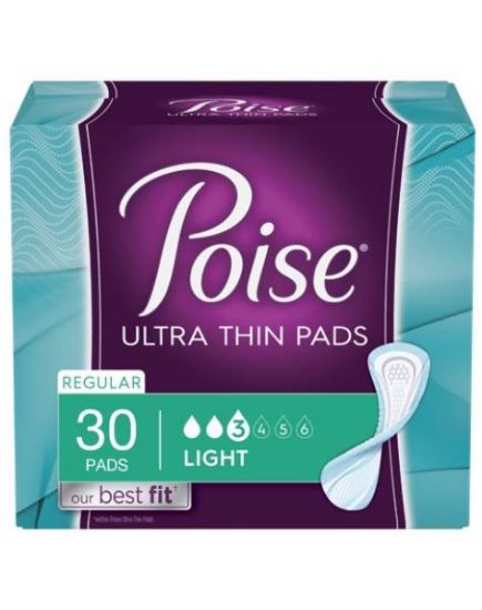 Picture of Poise Ultra Thin Reg 30 Pads