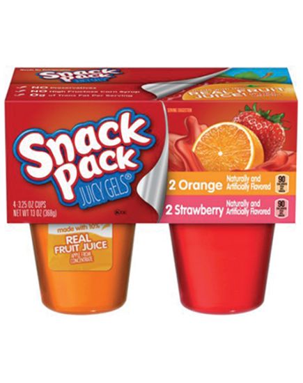 Picture of Hunt/'s Snack Pack Juicy Straw/orange 13 Oz