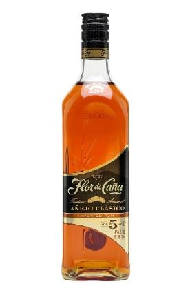 Picture of Flor De Cana Imported Gold Rum 5 Yr 375 Ml