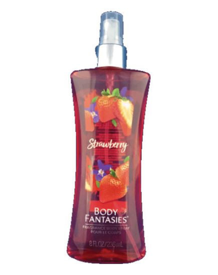 Picture of Body Fantasies Strawberry Body Spray 8 Oz