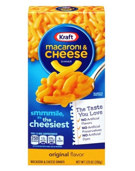 Picture of Kraft Macaroni And Cheese Original. 7.25 Oz