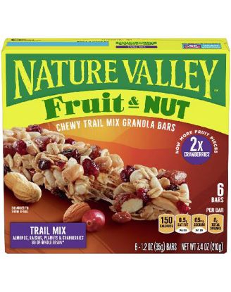 Picture of Nature Valley Fruit And Nut Trail Mix Chewy Granola Bar 175 Gm