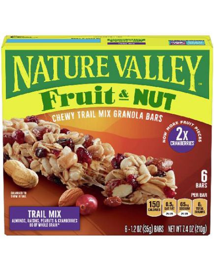 Picture of Nature Valley Fruit And Nut Trail Mix Chewy Granola Bar 175 Gm