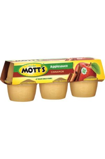 Picture of Mott/'s Applesauce Cinnamon Flav 6 Pc