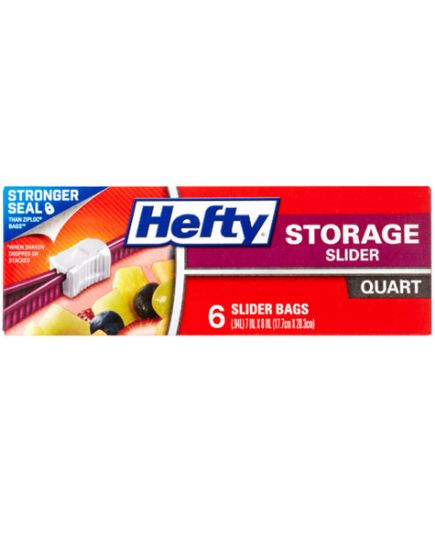 Picture of Hefty One Zip Quarter Bag 6 Pc
