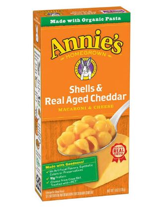 Picture of Annie/'s Shell & Real Aged Cheddar 6 Oz