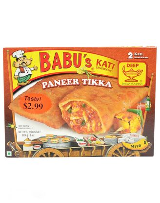 Picture of Deep Babus Kati Pockets Paneer Tikka 8 Oz