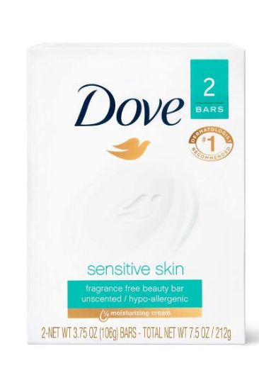Picture of Dove Sensitive Skin Bar 4 Oz