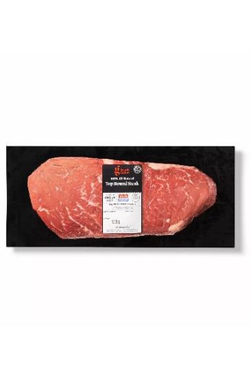 Picture of Meat Top Round Steak Beef Choice 1 Lbs