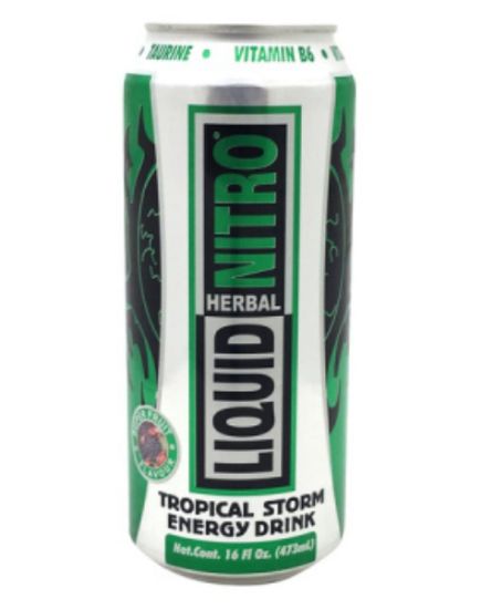 Picture of Liquid Nitro Herbal Tropical Storm Energy Drink 16 Oz