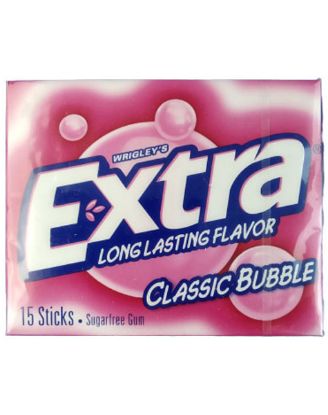 Picture of Wrigley/'s Classic Bubble Extra Long Lasting Flavour 15 Sticks
