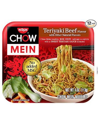 Picture of Nissin Chow Mein Teriyaki Beef Noodles 4 Oz