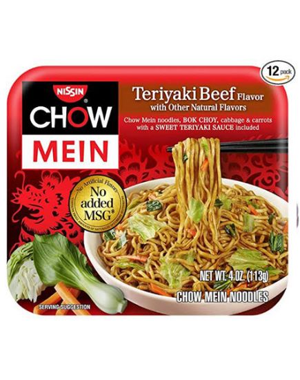 Picture of Nissin Chow Mein Teriyaki Beef Noodles 4 Oz