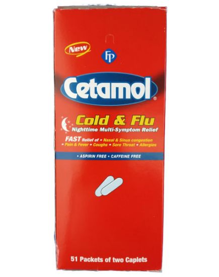 Picture of Cetamol Cold And Flu Night Time 1 Pc
