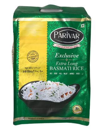 Picture of Parivar Basmati Rice 10 Lbs